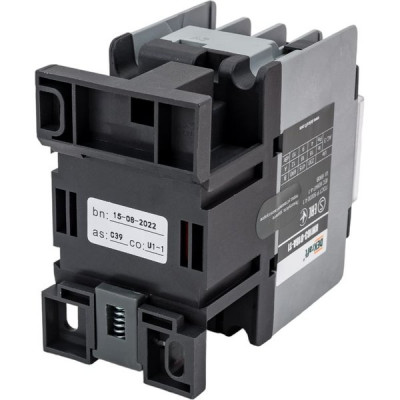 Контактор КМ-103 18А кат. 220В AC 1НО+1НЗ, DEKraft [22113DEK]