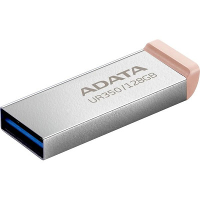 Накопитель USB Flash 128Gb A-DATA UR350 металл/коричневый, USB3.2