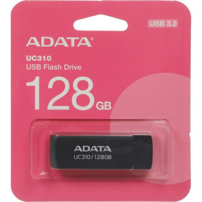 Накопитель USB Flash 128Gb A-DATA UC310 черный, USB3.2
