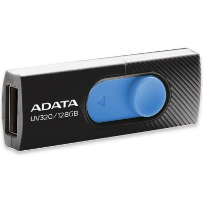 Накопитель USB Flash 128Gb A-DATA UV320 черный/голубой, USB3.2