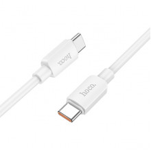 Кабель Type-C - Type-C, 1.0м, 5А, 100Вт, Hoco X96, белый