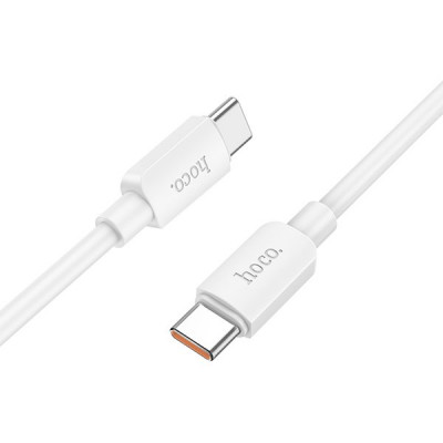 Кабель Type-C - Type-C, 1.0м, 5А, 100Вт, Hoco X96, белый