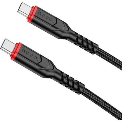 Кабель Type-C - Type-C, 1.0м, 3А, 60Вт, Hoco X59, черный