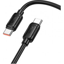 Кабель Type-C - Type-C, 1.0м, 5А, 240Вт, Hoco X115, черный