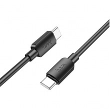 Кабель Type-C - Type-C, 1.0м, 3А, 60Вт, Hoco X96, черный
