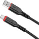 Кабель USB - Type-C, 2.0м, 3А, Hoco X59, черный