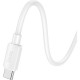 Кабель USB - Type-C, 1.0м, 6А, Hoco X96, белый
