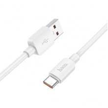 Кабель USB - Type-C, 1.0м, 6А, Hoco X96, белый