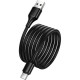 Кабель USB - Type-C, 1.0м, 3А, Hoco X120, черный