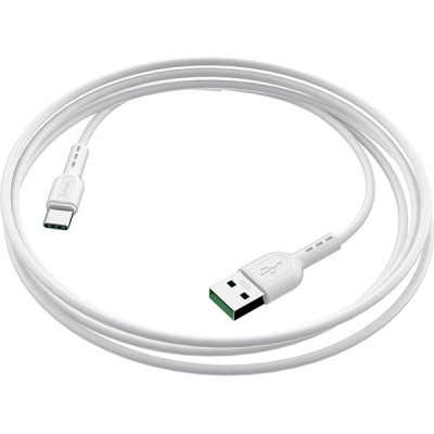 Кабель USB - Type-C, 1.0м, 5А, Hoco X33, белый [HC-06126]