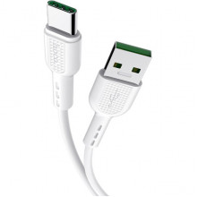 Кабель USB - Type-C, 1.0м, 5А, Hoco X33, белый
