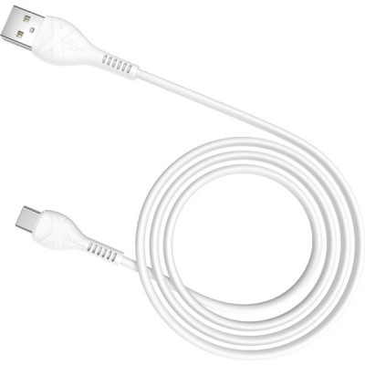 Кабель USB - Type-C, 1.0м, 3А, Hoco X37, белый