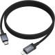 Кабель Type-C - Lightning, 1.0м, 2.4А, 27Вт, Hoco X118, с дисплеем, черный