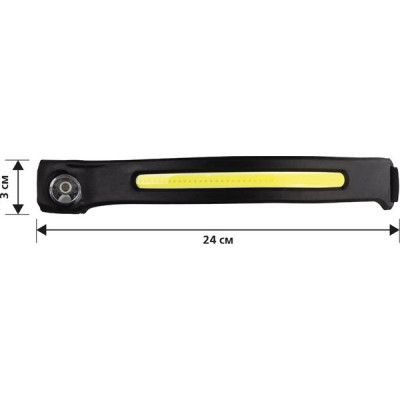 Фонарь налобный 10W COB+бок. LED, 1000Лм, 5 режимов,АКБ 1200мАч, Type C, Smartbuy [SBF-HL054]