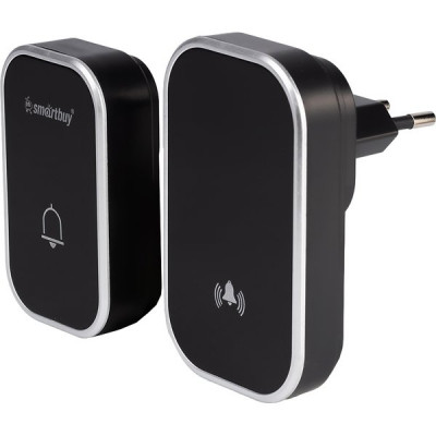 Звонок беспроводной, 38 мелодий, 150м, кнопка IP68, кинетич.,подсв, рег.гр, Smartbuy[SBE-220-DP1-38]