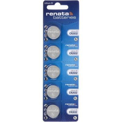 Батарейка Renata CR2032 [BL5/100] [RN  CR2032/5BL]