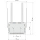 Маршрутизатор Keenetic Netcraze Viva [NC-1913] AC1200 10/100/1000BASE-TX/4G ready белый