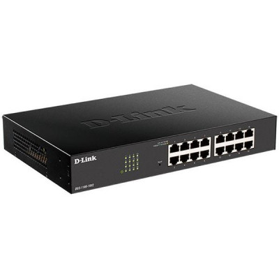 Коммутатор D-Link DGS-1100-16V2/A2A настраиваемый L2 16x10/100/1000BASE-T