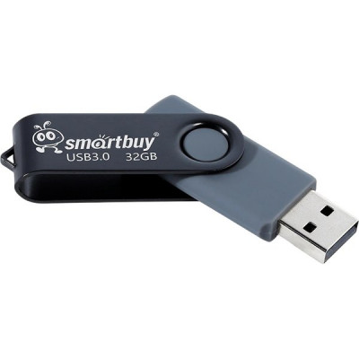 Накопитель USB Flash 32Gb SmartBuy Twist Black, USB 3.0