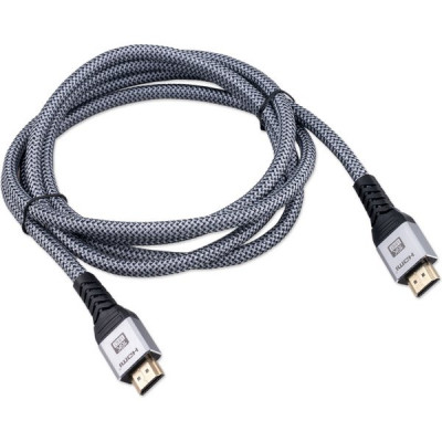 Кабель HDMI-HDMI 19M/19M  2.0м, v2.2, позол. контакты, экран, 16К, Cablexpert [CCP-HDMI16K-2M]