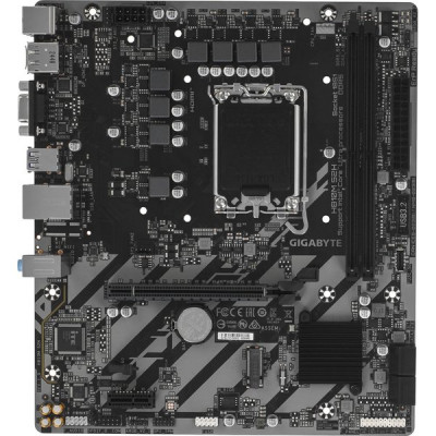 Материнская плата Gigabyte H810M S2H, LGA1851, Intel H810, 2xDDR5, 4xSATA, 1xM.2, 1xPCIe 4.0 x16, 1x