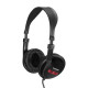 Гарнитура Exegate HS-120S чёрный, проводная, 2 x mini jack 3.5 мм, подвижный микрофон