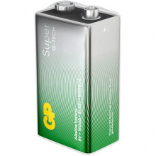 Батарейка GP 9V 6LR61 Super G-TECH Alkaline [SR1/10] [GP 1604AA21RA-5CRS1]
