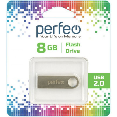 Накопитель USB Flash 8Gb Perfeo M07 Metal Series
