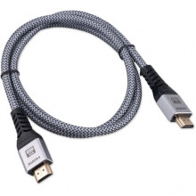 Кабель HDMI-HDMI 19M/19M  1.0м, v2.2, позол. контакты, экран, 16К, Cablexpert [CCP-HDMI16K-1M]