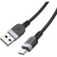 Кабель USB - Type-C, 3.0м, 3А, 60W, Hoco X109, силикон, черный [HC-36360]
