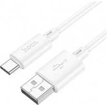 Кабель USB - Type-C, 1.0м, 3А, Hoco X88, белый [HC-83356]