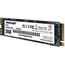 Накопитель SSD M.2 256Gb Patriot P320, R2200/W1200, PCI-E 3.0 x4 [P320P256GM28]