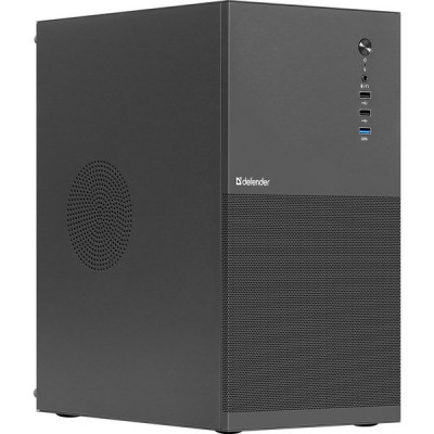 Корпус без БП DEFENDER Apex Metal черный, mATX, USB3.0, USB1.1x2 [25021]