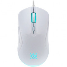 Мышь DEFENDER Arga GM-049 оптика, радуж, 6кнопок, 3600dpi, USB + ковер, белый [52048]