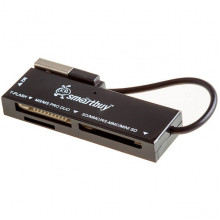 Кард-ридер SmartBuy SBR-717-K, USB 2.0 Black