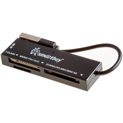 Кард-ридер SmartBuy SBR-717-K, USB 2.0 Black
