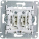 Выключатель с/у 2-кл 10А, IP20, с подсветкой, Schneider Electric ATLASDESIGN [ATN001353] лотос