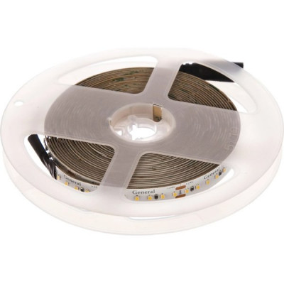Лента LED 24В IP20 SMD2216 180/м, б/хол, 16Вт/м, 6500К, 2880Лм/м, 5м/ц.1м, GL PRM [502640]