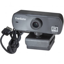 Веб-камера ExeGate Stream C940 Wide 2K AF, 4Mpix, микрофон, универсальное крепление, USB2.0 [299093]