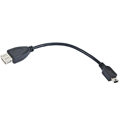 Кабель OTG USB AF - miniUSB 5p, 0.15м, Cablexpert [A-OTG-AFBM-002]