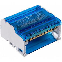 Шины на DIN-рейку в корпусе (кросс-модуль) 4х11, 125А, Smartbuy [SBE-bc0-4-11][50]
