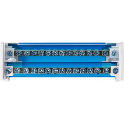 Шины на DIN-рейку в корпусе (кросс-модуль) 2х15, 125А, Smartbuy [SBE-bc0-2-15]