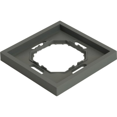 Рамка 1п, IP20, STEKKER Эмили [PFR00-5001-10][35] платиново-серый soft touch