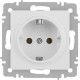 Розетка с/у 2P+E 16A, IP20, Intro Accent [6-202-01] белый