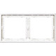 Рамка 2п, IP20, Smartbuy Капелла [SBE-09w-00-FR-2] белый soft touch