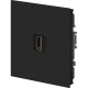 Розетка с/у HDMI, ЭРА Arktik [16-3114-05] антрацит 