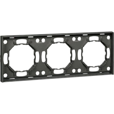 Рамка 3п, IP20, Эра Arktik [16-5003-06] графит
