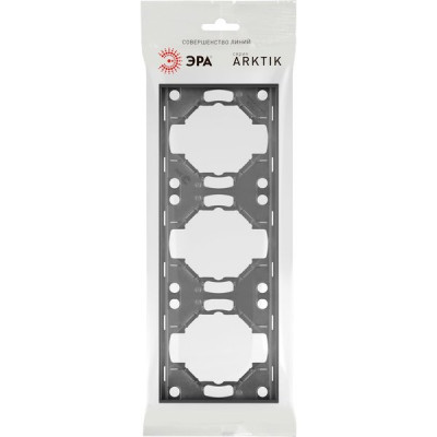 Рамка 3п, IP20, Эра Arktik [16-5003-06] графит