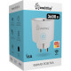 Умная розетка 16A, Wi-Fi, Яндекс Алиса, сценарии, статистика, Smartbuy [SBE-16-A12WFw-Z] белая