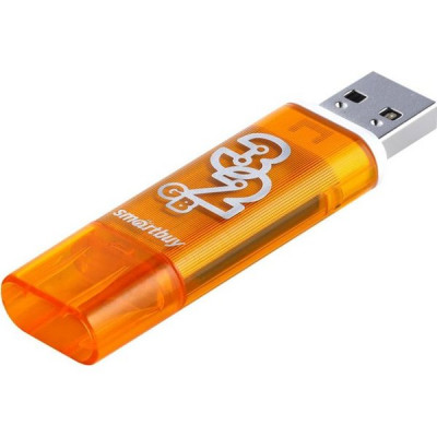 Накопитель USB Flash 32Gb SmartBuy Glossy series Orange